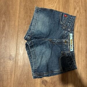 Mudd Dark Blue Jean Shorts